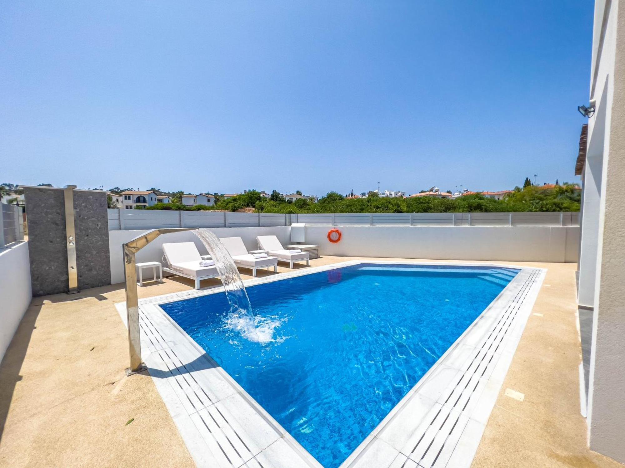 Geo Panoramic Villa +Pool +Game Room +Gym بروتاراس المظهر الخارجي الصورة