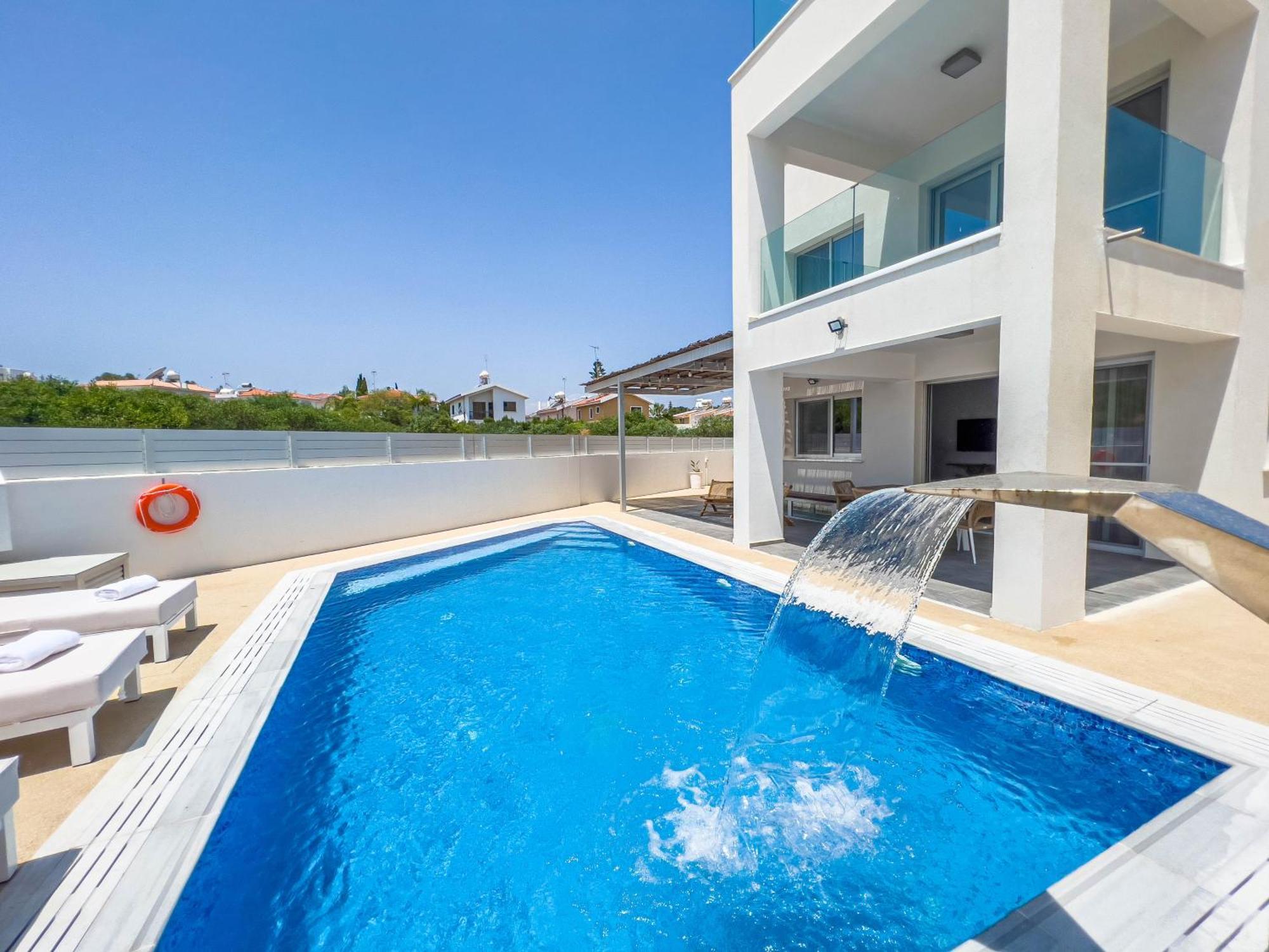 Geo Panoramic Villa +Pool +Game Room +Gym بروتاراس المظهر الخارجي الصورة