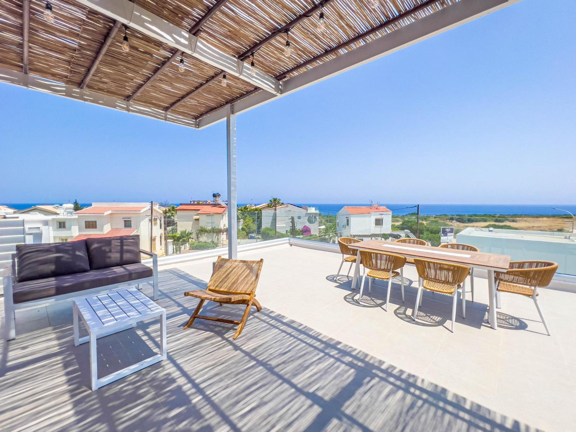 Geo Panoramic Villa +Pool +Game Room +Gym بروتاراس المظهر الخارجي الصورة