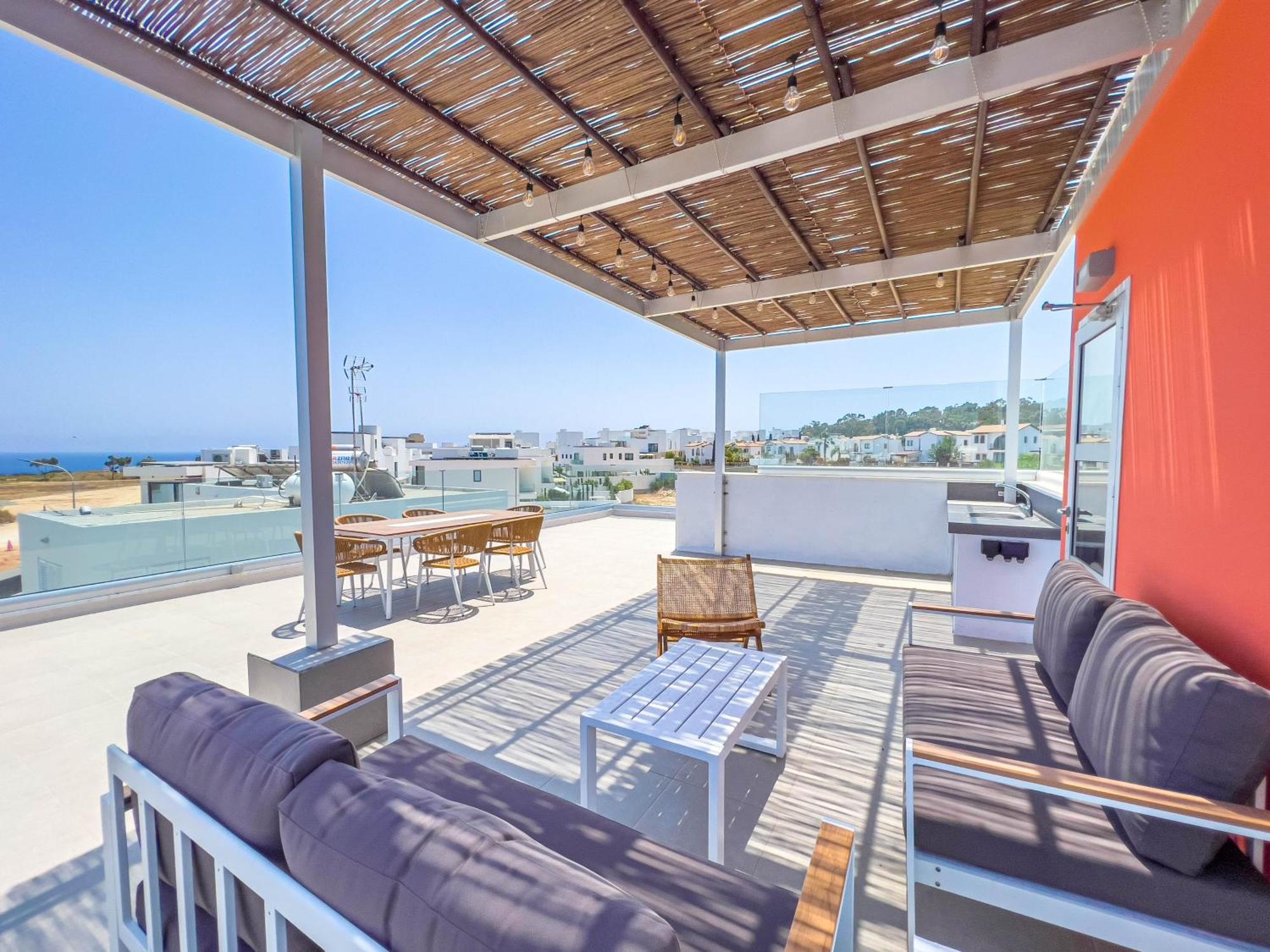 Geo Panoramic Villa +Pool +Game Room +Gym بروتاراس المظهر الخارجي الصورة