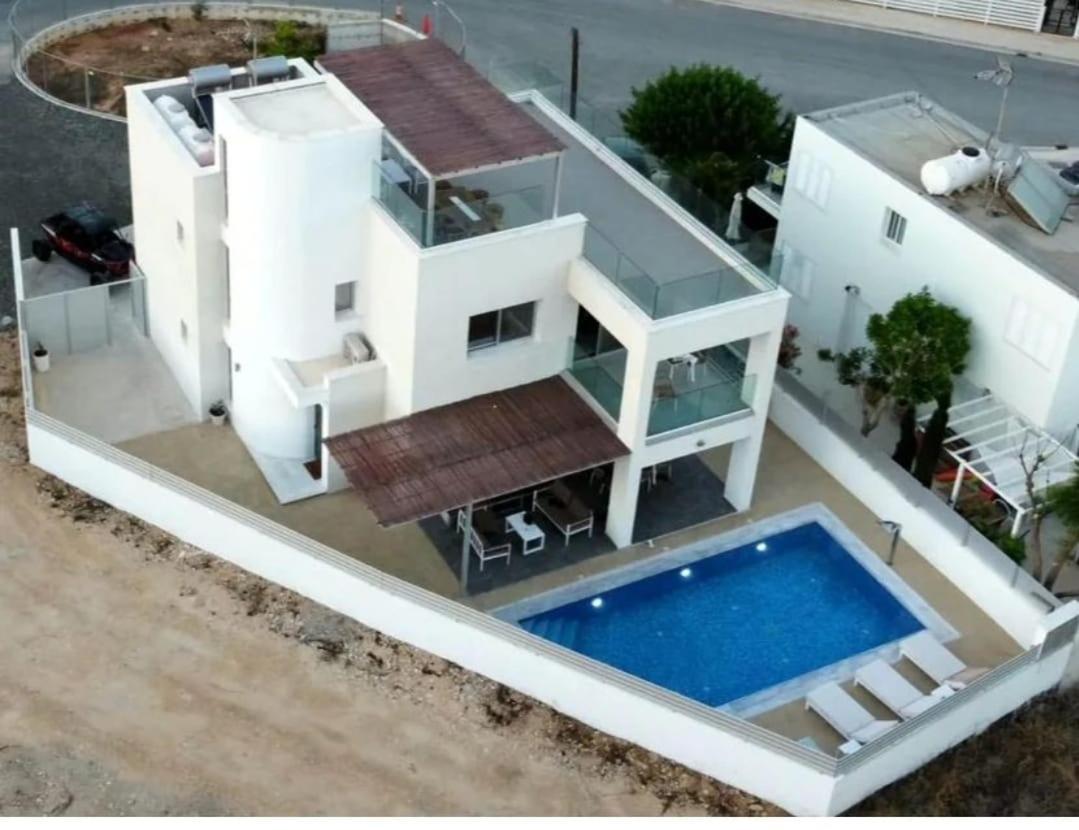 Geo Panoramic Villa +Pool +Game Room +Gym بروتاراس المظهر الخارجي الصورة
